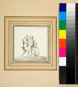 Three Silver Panels from the Front of a Wooden Chest