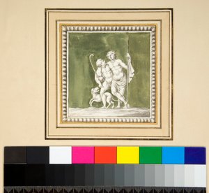 Three Silver Panels from the Front of a Wooden Chest