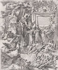 An allegory in honor of the arrival of Cardinal Franciotti as Bishop of Lucca