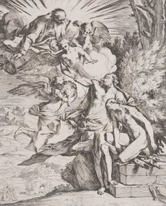The sacrifice of Isaac by his father Abraham, ca. 1640-42