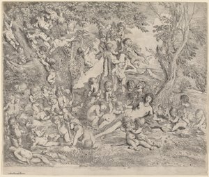 Venus in a Garden with Cupids