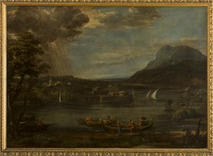 Landscape with the Calling of Saint Peter by Pietro da Cortona