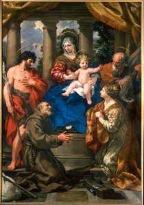 Madonna and Child with St. John the Baptist, St. Felix of Cantalice, St. Andrew and St. Catherine of Alexandria