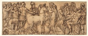 Frieze from a Roman Sarcophagus by Pietro da Cortona