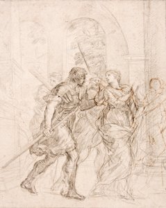 Saint (Martina?) Being Led to Her Martyrdom by Pietro da Cortona