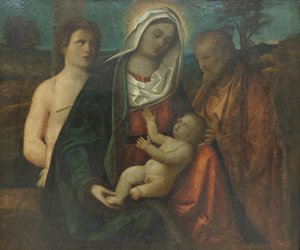 Holy Family with St Sebastian