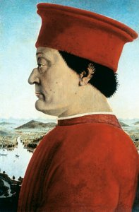 Portrait of Federico da Montefeltro, Duke of Urbino, c. 1465
