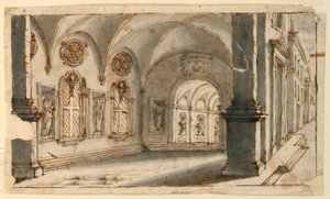 Stage Design, Inside of Apses by Pio Panfili