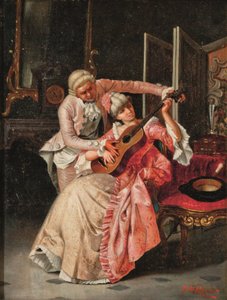 The Music Lesson by Pio Ricci
