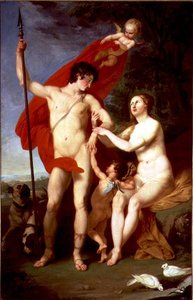 Venus and Adonis by Piotr Ivanovich Sokolov