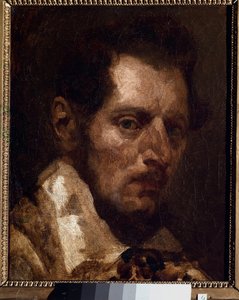 Self-portrait in the way of Theodore Gericault