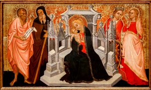 Madonna and Child with Saints by Pittore Marchigiano