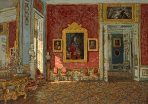 The Violet Reception Room in Kuskovo Palace