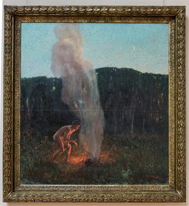 The Column of Smoke by Plinio Nomellini