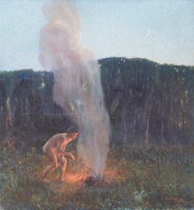 The Column of Smoke by Plinio Nomellini