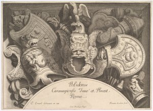 Weapon Trophies after the Façade of Palazzo Milesi in Rome by Polidoro da Caravaggio