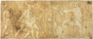 Perseus with the Head of Medusa, Turning Phineus and his Followers to Stone