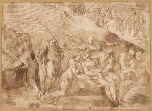 The Lamentation of Christ (recto and verso)