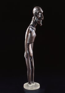 Wooden figure carved in the shape of a man, from Easter Island, before 1894 by Polynesian School