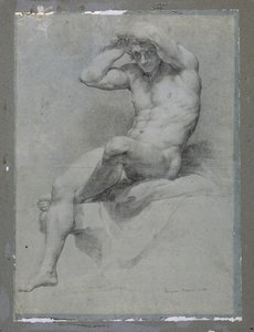 Academic Nude by Pompeo Girolamo Batoni