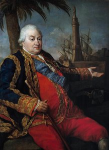 Portrait of Pierre Andre de Suffren de Saint Tropez by Pompeo Girolamo Batoni