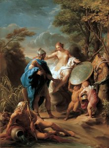 Venus Presenting Aeneas with Armour Forged by Vulcan