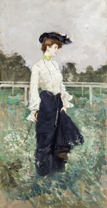 Woman Alone by Pompeo Mariani