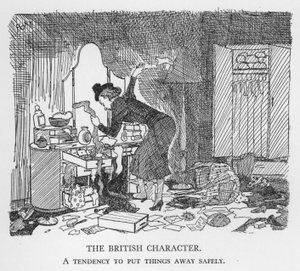 The British Character, A Tendency to Put Things Away Safely by Pont