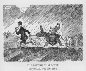 The British Character, Enthusiasm for Hunting by Pont