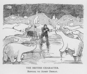 The British Character, Refusal to Admit Defeat