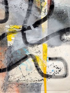Bold Yellow Strokes