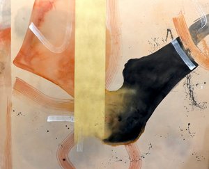 Golden Abstract Forms