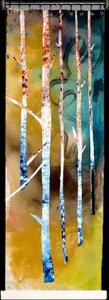 Vibrant Birch Trees