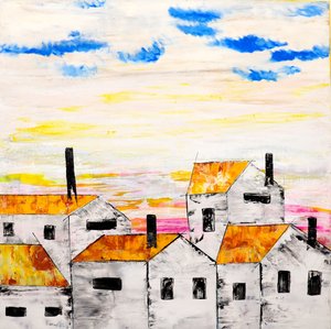 Vibrant Village Townscape