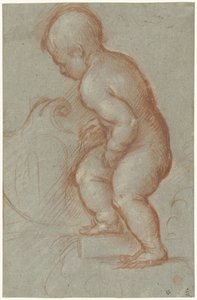 Putto with a Coat of Arms