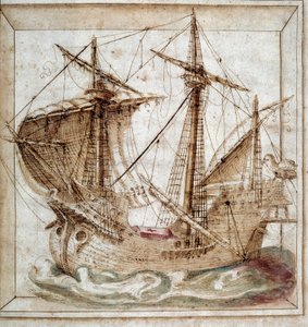 Caravelle. Portuguese manuscript