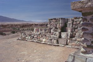 A staircase set in a wall, Late Post-Classic Period by Pre Columbian