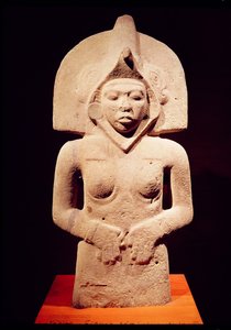 Female Fertility Figure, Huaztec by Pre Columbian