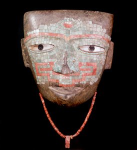 Pre-Columbian Art: Funeral Mask from the Civilization of Teotihuacan III by Pre Columbian Pre Columbian