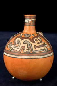 Ceramic with Two Jaguars / Huari or Wari Culture