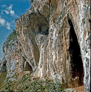 Prehistory: The Caves of the Balzi Rossi in the Hamlet of Grimaldi in the Municipality of Ventimiglia, Italy
