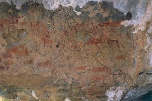 Wild animals (cave painting) by Prehistoric Prehistoric