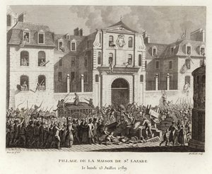 Looting the house of St Lazare