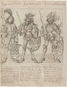 Hector of Troy, Alexander the Great and Julius Caesar