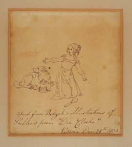 Sketch by Princess Victoria by Princess Royal (1840 1901) Victoria