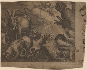 Annunciation to the Shepherds by Probably Netherlandish 17th Century