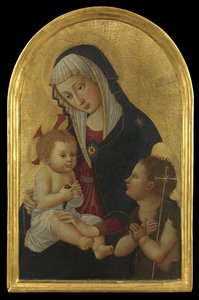 Virgin and Child with a Goldfinch and the Infant Saint John by Pseudo Pier Francesco Fiorentino