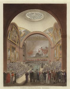 Common Council Chamber by Pugin and Rowlandson