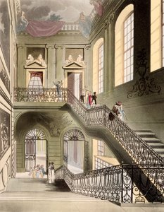 Hall and Staircase at the British Museum, from 