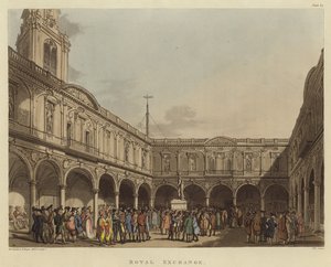 Royal Exchange by Pugin and Rowlandson